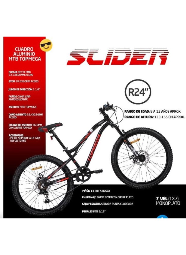 SLIDER R 24 TOP MEGA